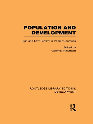 Population and Development: High and Low Fertility in Poorer Countries