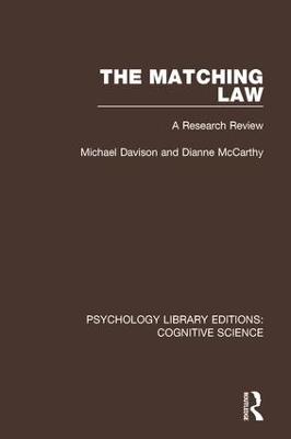 Matching Law: A Research Review