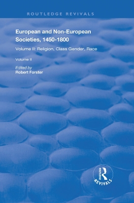European and Non-European Societies, 14501800: Volume I: The Longue Durée, Eurocentrism, Encounters on the Periphery of  Africa and Asia