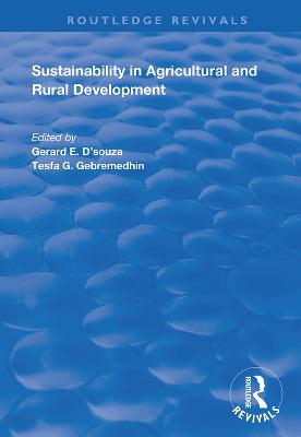Sustainability in Agricultural and Rural Development
