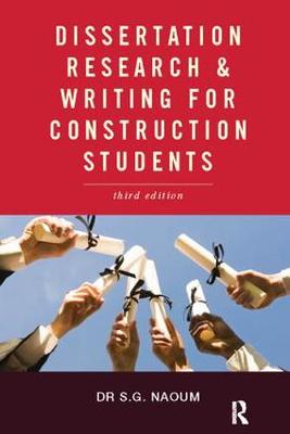 Dissertation Research and Writing for Construction Students 3rd New edition