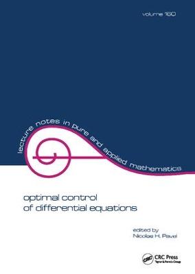 Optimal Control of Differential Equations: A Festschrift in Honor of Constantin Corduneanu