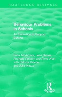 Behaviour Problems in Schools: An Evaluation of Support Centres