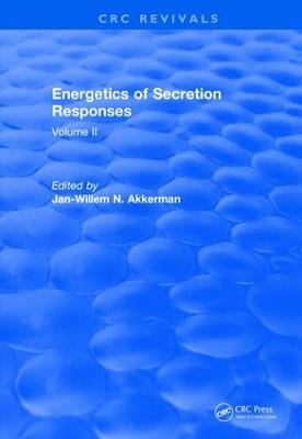 Revival: Energetics of Secretion Responses (1988): Volume II