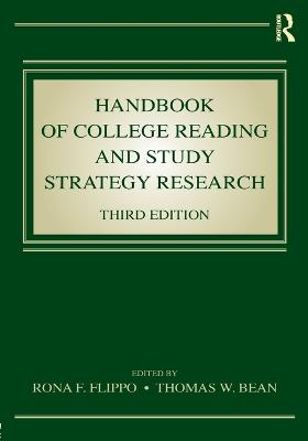 Handbook of College Reading and Study Strategy Research 3rd edition