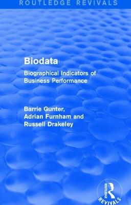 Biodata (Routledge Revivals): Biographical Indicators of Business Performance