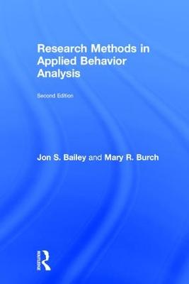 Research Methods in Applied Behavior Analysis 2nd edition