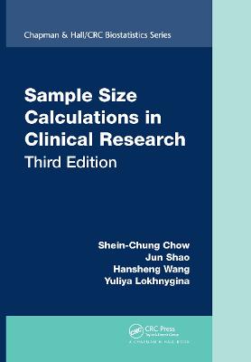 Sample Size Calculations in Clinical Research 3rd edition