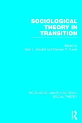 Sociological Theory in Transition (RLE Social Theory)