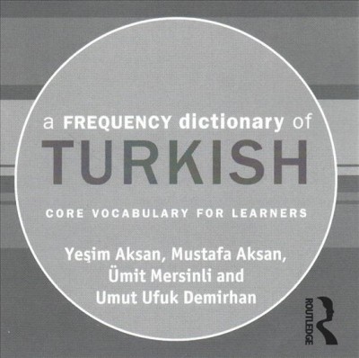 Frequency Dictionary of Turkish