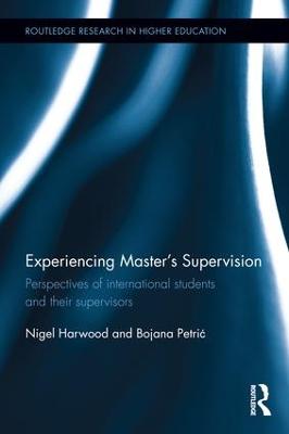Experiencing Masters Supervision: Perspectives of international students and their supervisors