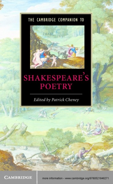 Cambridge Companion to Shakespeare's Poetry