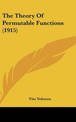 Theory of Permutable Functions (1915)