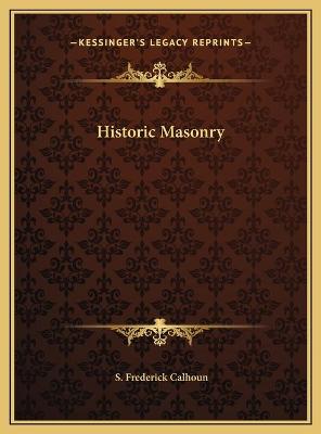 Historic Masonry