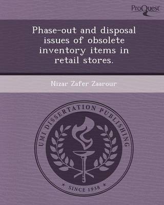 Phase-Out and Disposal Issues of Obsolete Inventory Items in Retail Stores