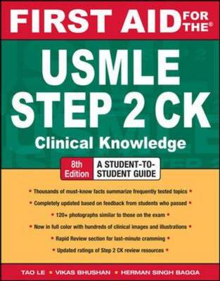 First Aid for the USMLE Step 2 CK - ISE Edition 8th Revised edition