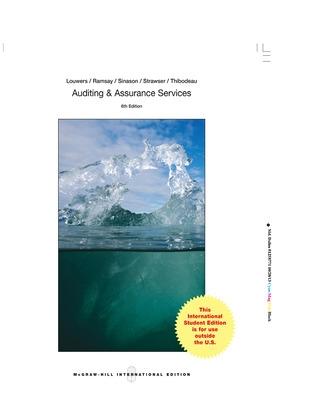 Auditing and Assurance Services 6th edition