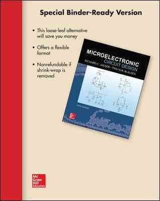 Loose Leaf for Microelectronic Circuit Design 5th ed.