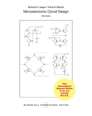 Microelectronic Circuit Design 5th edition