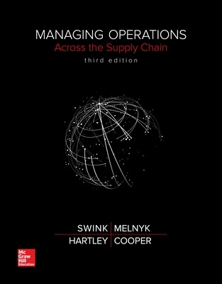 Managing Operations Across the Supply Chain 3rd edition