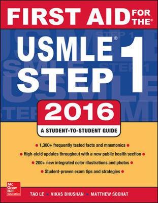 First Aid for the USMLE Step 1 2016 26th edition