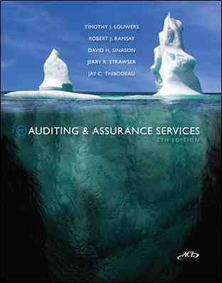MP Auditing & Assurance Service W/ ACL CD and Connect 5th ed.