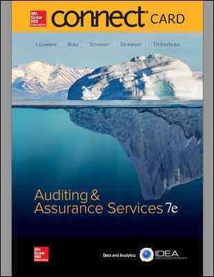 Connect Access Card for Auditing & Assurance Services 7th ed.