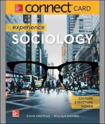 Connect Access Card for Experience Sociology 3rd ed.