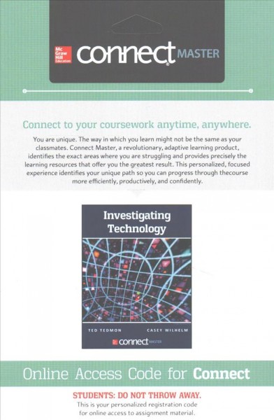 Connect Master Access Card for Investigating Technology