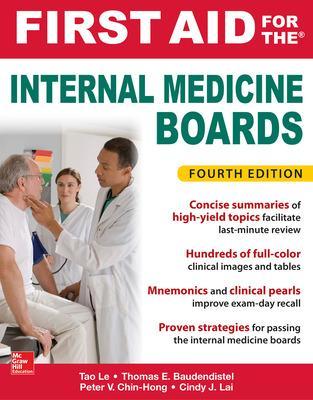 First Aid for the Internal Medicine Boards, Fourth Edition 4th edition