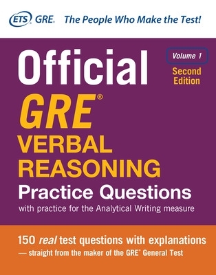Official GRE Verbal Reasoning Practice Questions, Second Edition, Volume 1 2nd edition