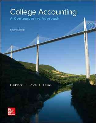 Looseleaf for College Accounting: A Contemporary Approach 4th ed.