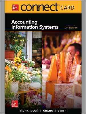 Connect Access Card for Accounting Information Systems 2nd ed.