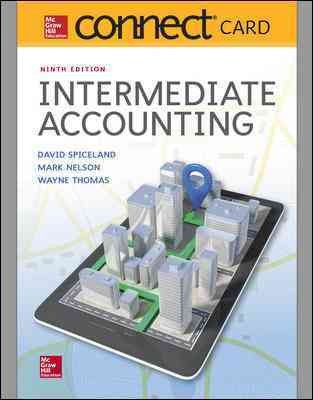 Connect Access Card for Intermediate Accounting 9th ed.