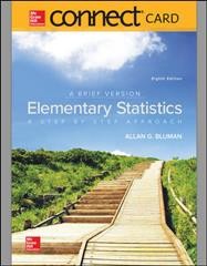 Connect Hosted by Aleks Access Card for Elementary Statistics: A Brief Version 8th ed.