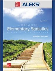 Aleks 360 Access Card for Elementary Statistics: A Brief Version 8th ed.