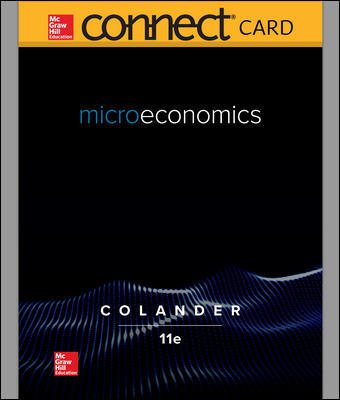 Connect Access Card for Microeconomics 11th ed.