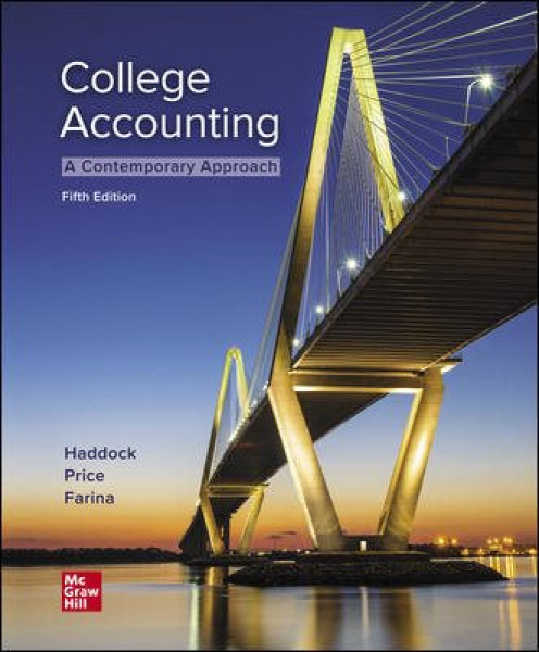 Loose Leaf for College Accounting (a Contemporary Approach) 5th ed.
