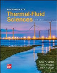 Loose Leaf for Fundamentals of Thermal-Fluid Sciences 6th ed.