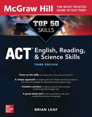 Top 50 ACT English, Reading, and Science Skills, Third Edition 3rd edition