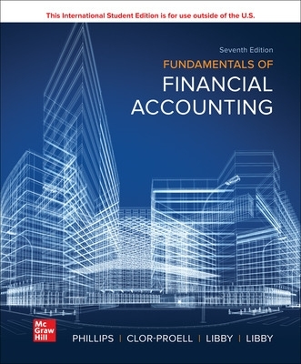 Fundamentals of Financial Accounting ISE 7th edition
