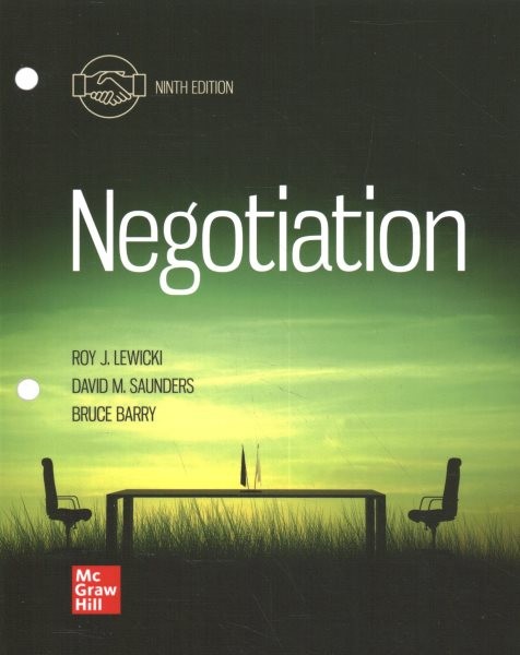 Loose Leaf for Negotiation 9th ed.