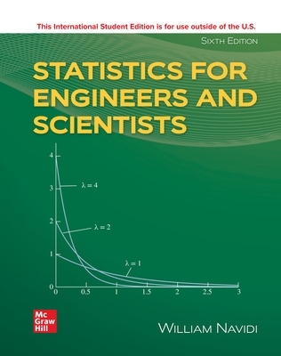 Statistics for Engineers and Scientists ISE 6th edition