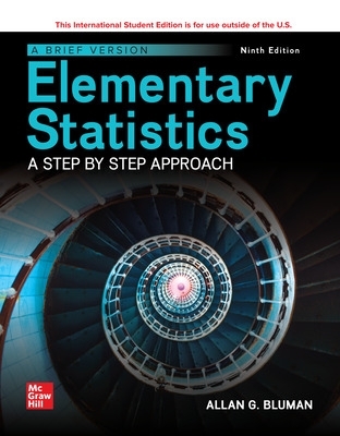Elementary Statistics: A Brief Version ISE 9th edition
