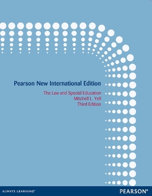 Law and Special Education, The: Pearson New International Edition 3rd edition