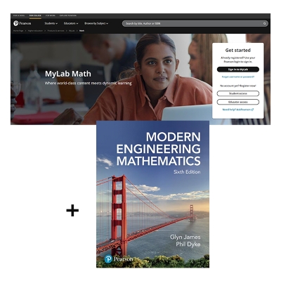 Modern Engineering Mathematics, Global Edition plus MyLab Math with Pearson eText 6th edition