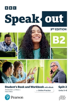 Speakout 3ed B2 Student's Book and Workbook with eBook and Online Practice  Split 2 3rd edition