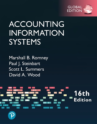 Accounting Information Systems, Global Edition plus MyLab Accounting with  Pearson eText (Package) 16th edition