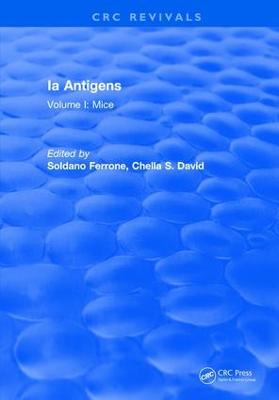 Ia Antigens: Volume I: Mice