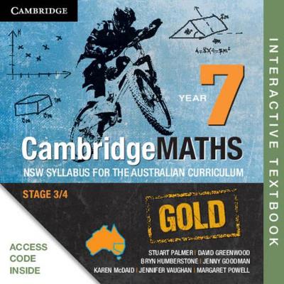CambridgeMATHS GOLD NSW Syllabus for the Australian Curriculum Year 7  Digital Card New edition